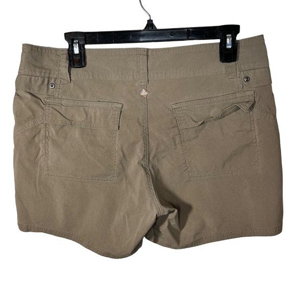 PrAna Women's Charcoal Color Khaki style Shorts Size 10 - Picture 5 of 9